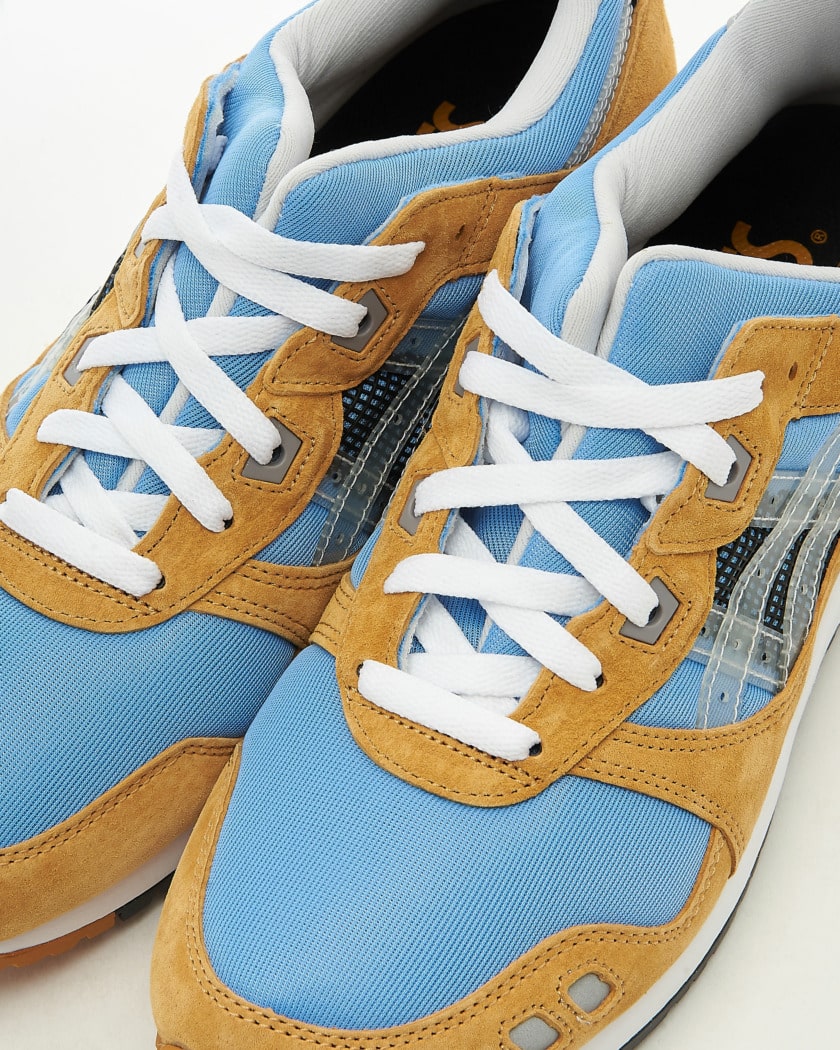 Awake NY x Asics Gel-Lyte 3 OG Blue Yellow | 1201A568-400 | Grailify